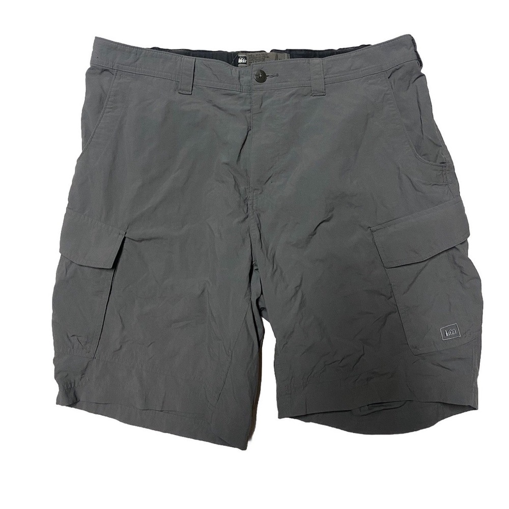 REI Men's Charcoal Cargo Shorts